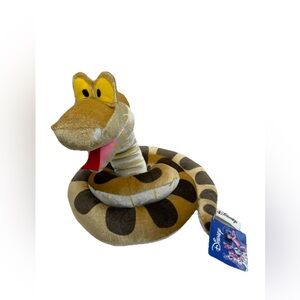 Vintage Disney Kaa The Jungle Book Plush Stuffed Animal Toy Factory NWT
